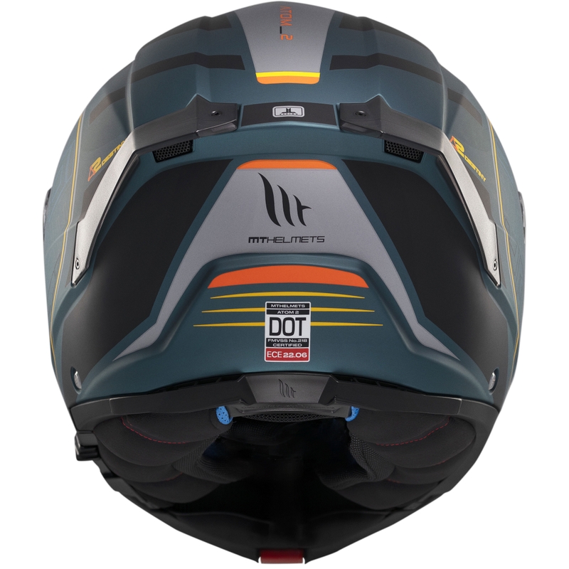 Motociklistička kaciga na preklop MT Atom 2 SV Destiny mat zeleno-crna