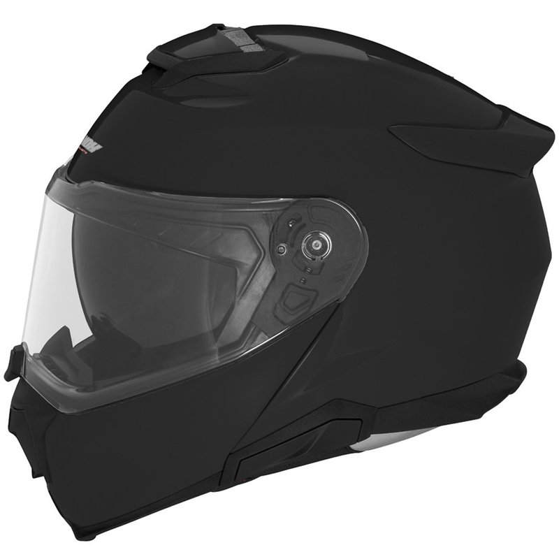 Preklopna motociklistička kaciga NOX N967 sjajno crna