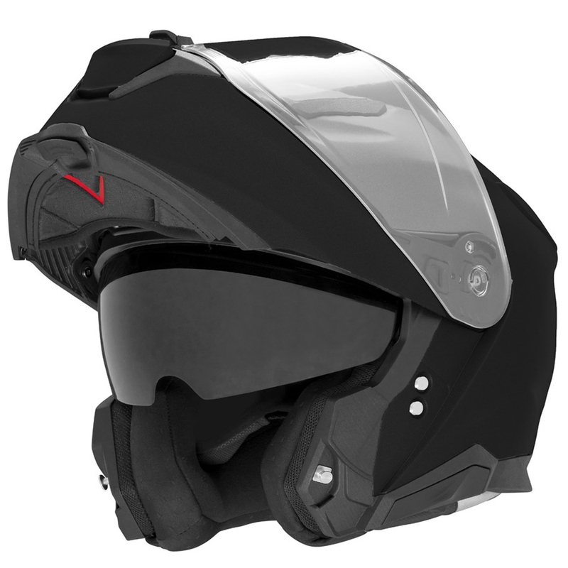 Preklopna motociklistička kaciga NOX N967 sjajno crna