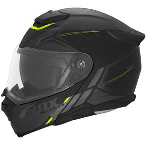 Motociklistička kaciga na preklop NOX N967 Synchro mat crno-fluo žuta