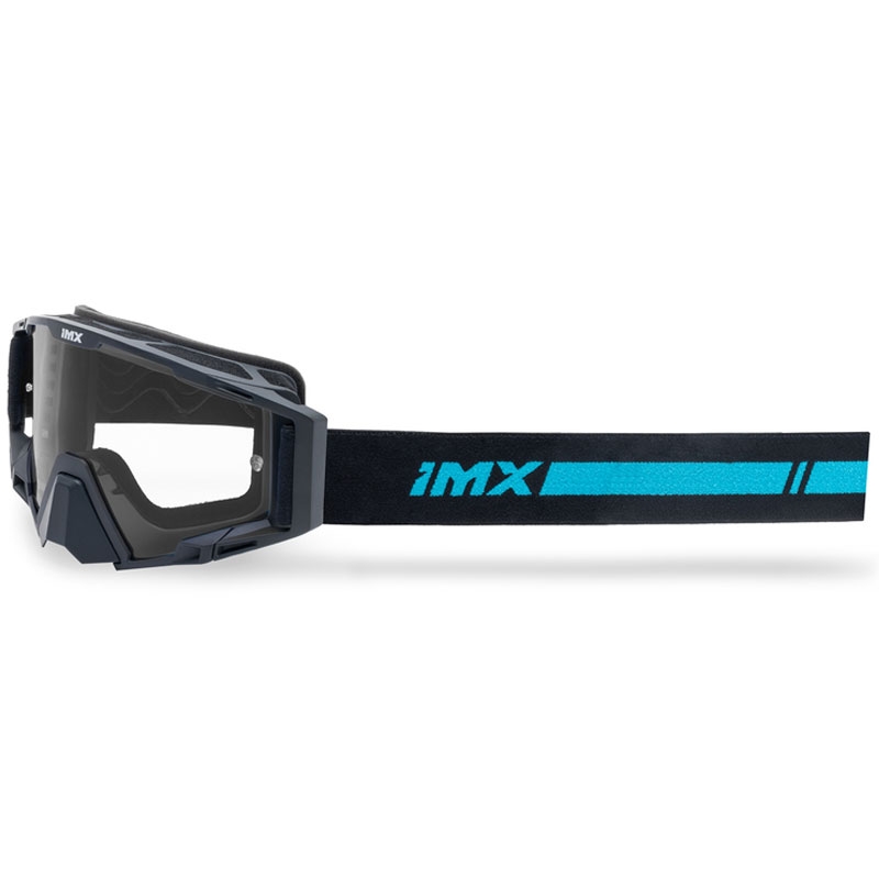 Motocross naočale iMX Sand crno-plave s plavim iridij pleksiglasom