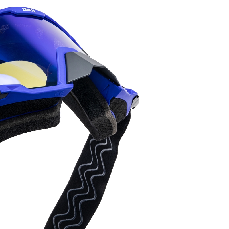 Motocross naočale iMX Sand crno-plave s iridij pleksiglasom