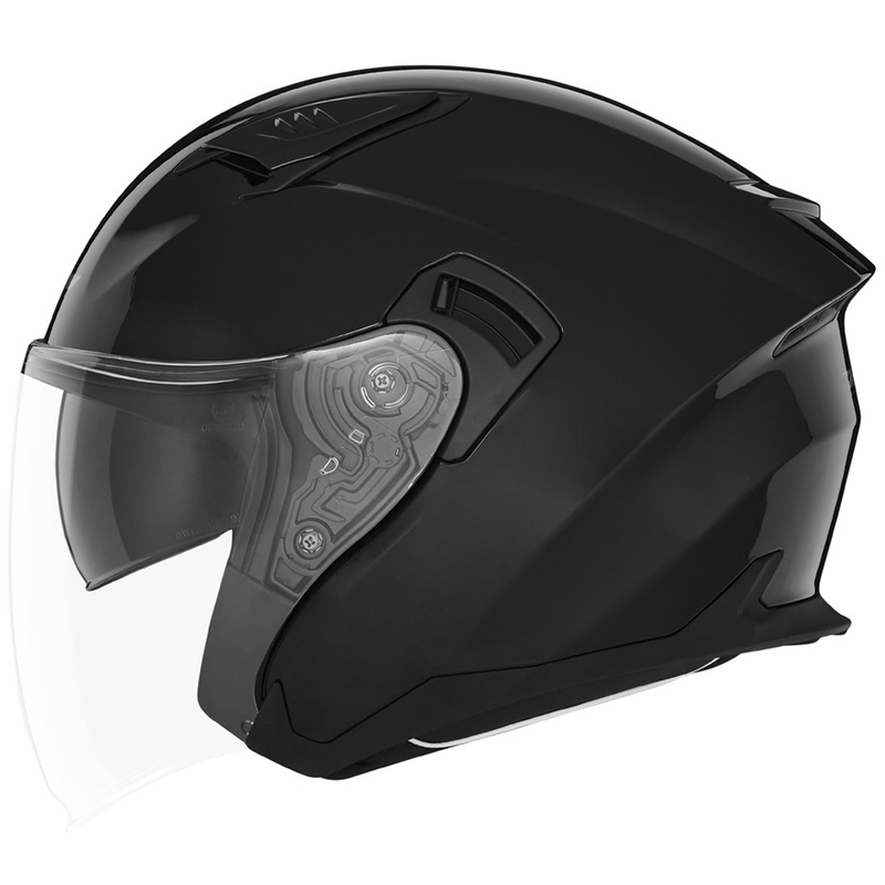 NOX N130 otvorena motociklistička kaciga crna