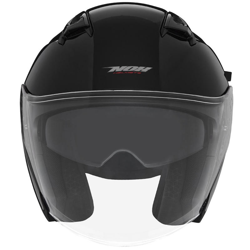 NOX N130 otvorena motociklistička kaciga crna