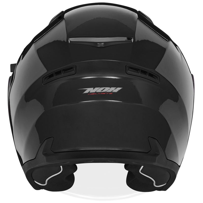 NOX N130 otvorena motociklistička kaciga crna