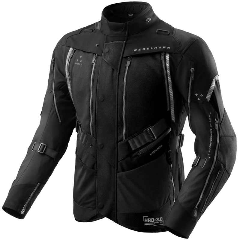 Motociklistička jakna Rebelhorn Hardy 3.0 crna