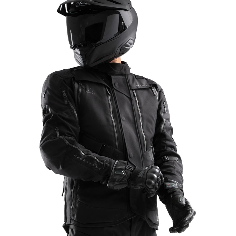 Motociklistička jakna Rebelhorn Hardy 3.0 crna