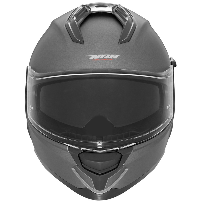 NOX N304S motociklistička kaciga koja pokriva cijelo lice, mat titanij