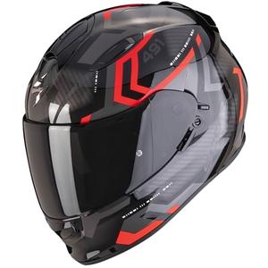 Full face motoristička kaciga SCORPION EXO-491 SPIN crno-crvena prodaja rasprodaja