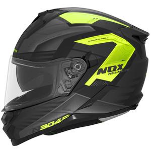 Motociklistička kaciga za cijelo lice NOX N304S CARVER mat crno-žuta