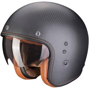 Otvorena kaciga Scorpion Belfast Evo Carbon crna mat
