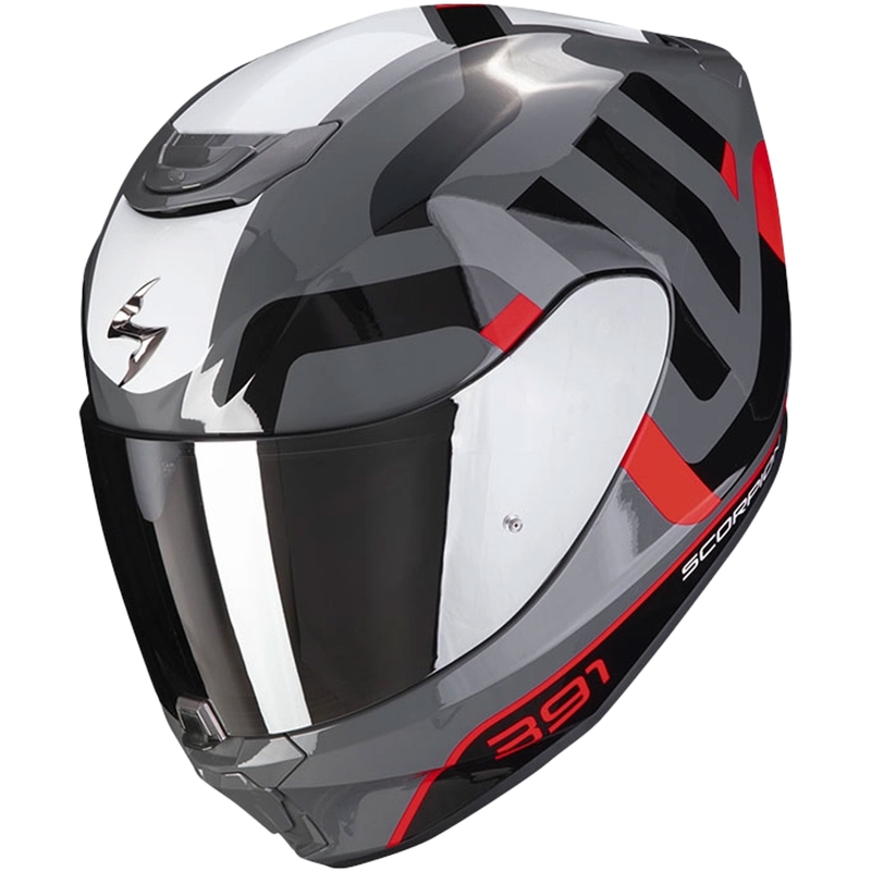 Integralna motociklistička kaciga Scorpion EXO-391 Arok sivo-crveno-crna rasprodaja