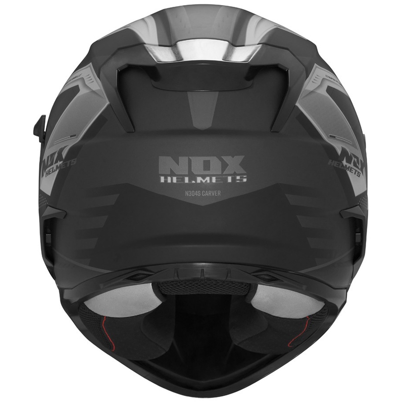 Motociklistička kaciga za cijelo lice NOX N304S CARVER mat crna-titanium