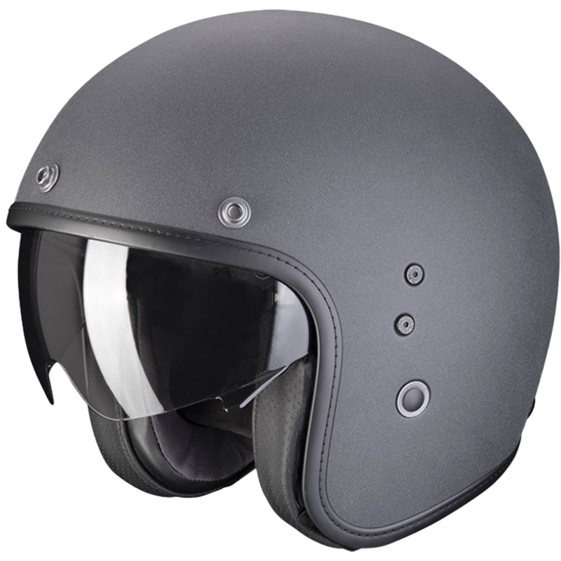 Otvorena kaciga SCORPION BELFAST EVO GRAPHITE tamno siva