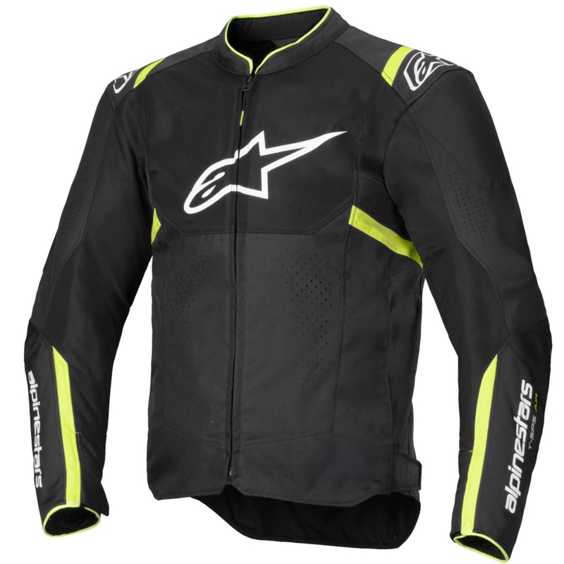 Alpinestars T-SPS Air V2 motociklistička jakna crno-fluo žuta