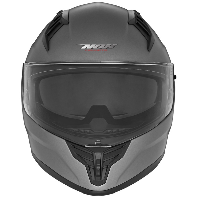 NOX N401 motociklistička kaciga koja pokriva cijelo lice, mat titan