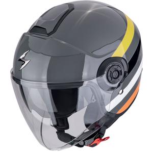 Otvorena kaciga Scorpion EXO-CITY II BEE sivo-žuto-crna