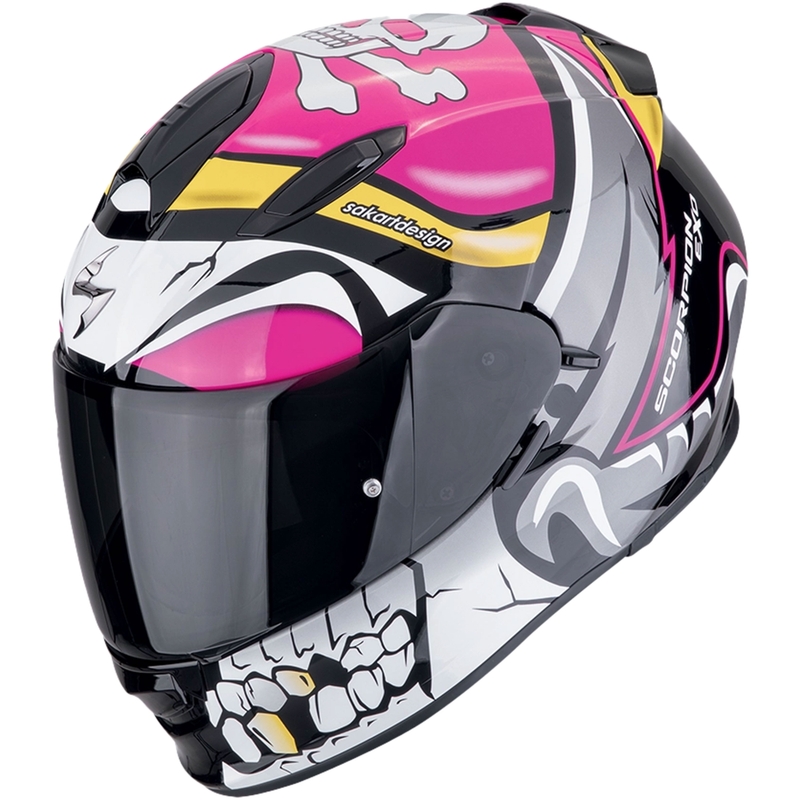 Scorpion EXO-491 PIRATE full face motociklistička kaciga roza