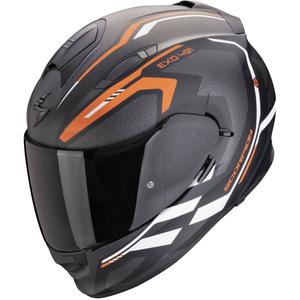 Scorpion EXO-491 KRYPTA motociklistička kaciga za cijelo lice mat crno-narančasto-bijela