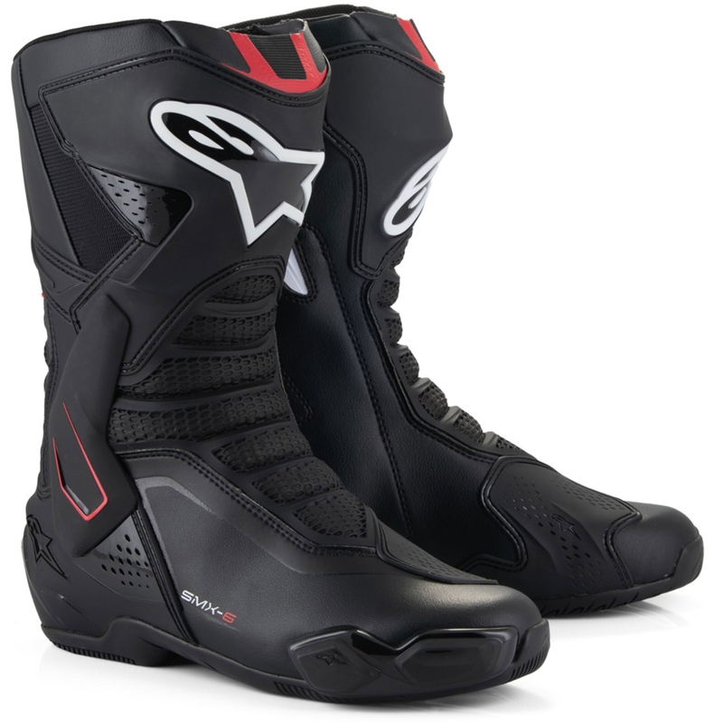 Motorističke čizme Alpinestars SMX-6 3 crno-crvene