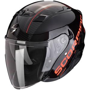 Otvorena motociklistička kaciga SCORPION EXO-230 QR crno-crvena