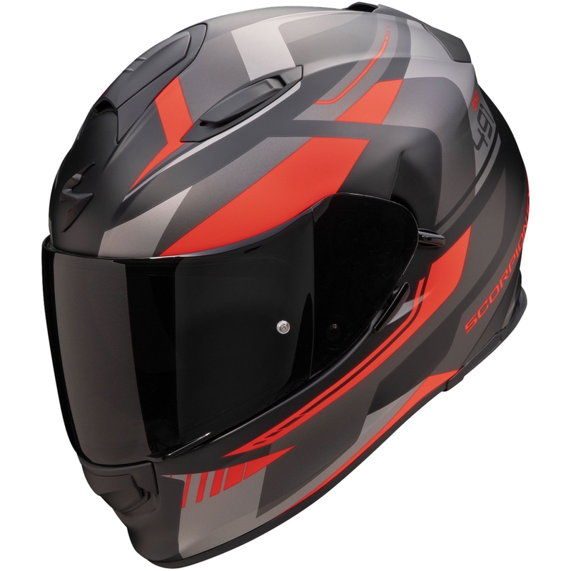 Scorpion EXO-491 Abilis full face motociklistička kaciga crno-sivo-crvena rasprodaja