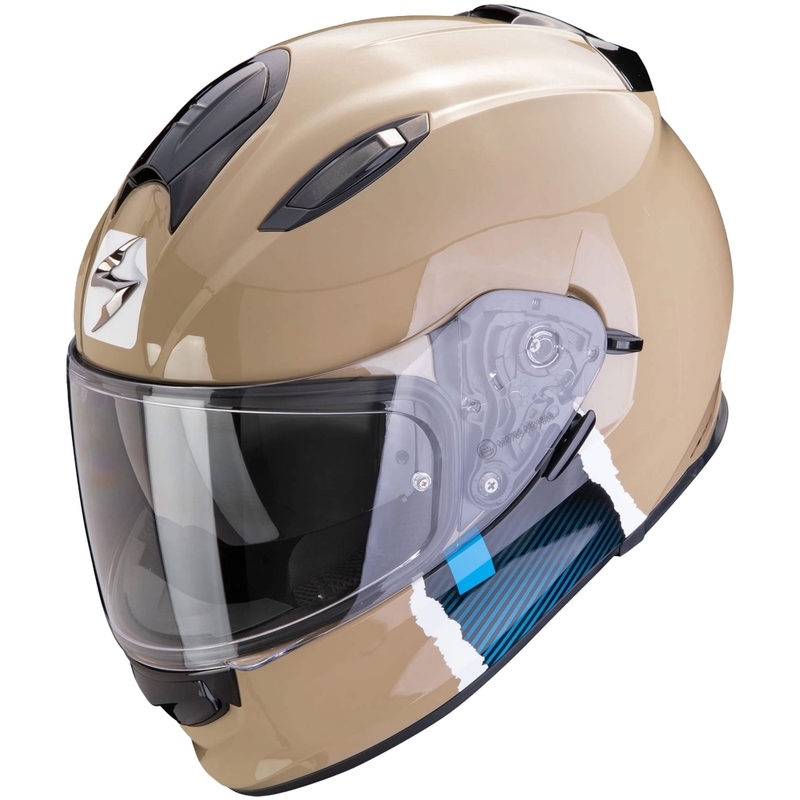 Scorpion EXO-491 CODE motociklistička kaciga za cijelo lice pješčano plava