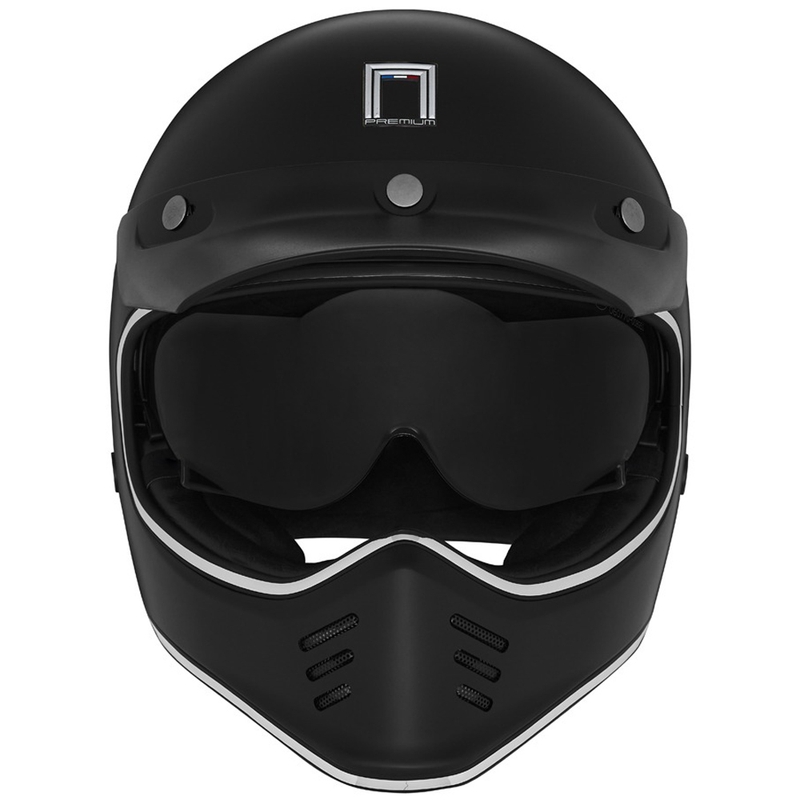 NOX PREMIUM SEVENTY II motociklistička kaciga koja pokriva cijelo lice mat crna