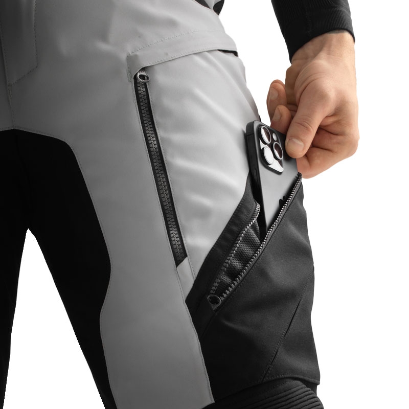 Motorističke hlače Rebelhorn Hardy 3.0 crno-sive