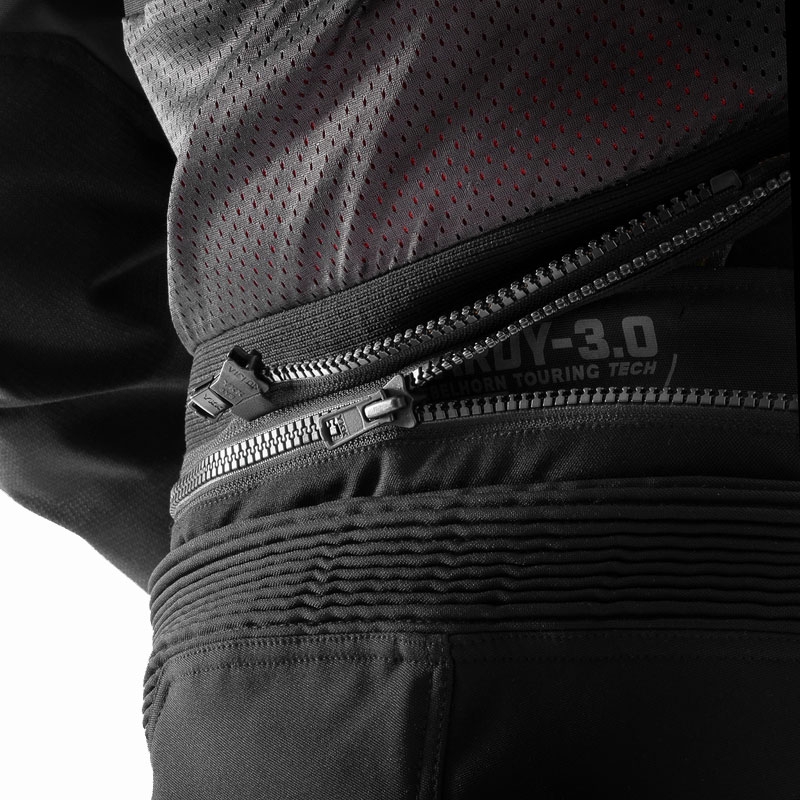 Motorističke hlače Rebelhorn Hardy 3.0 crno-sive