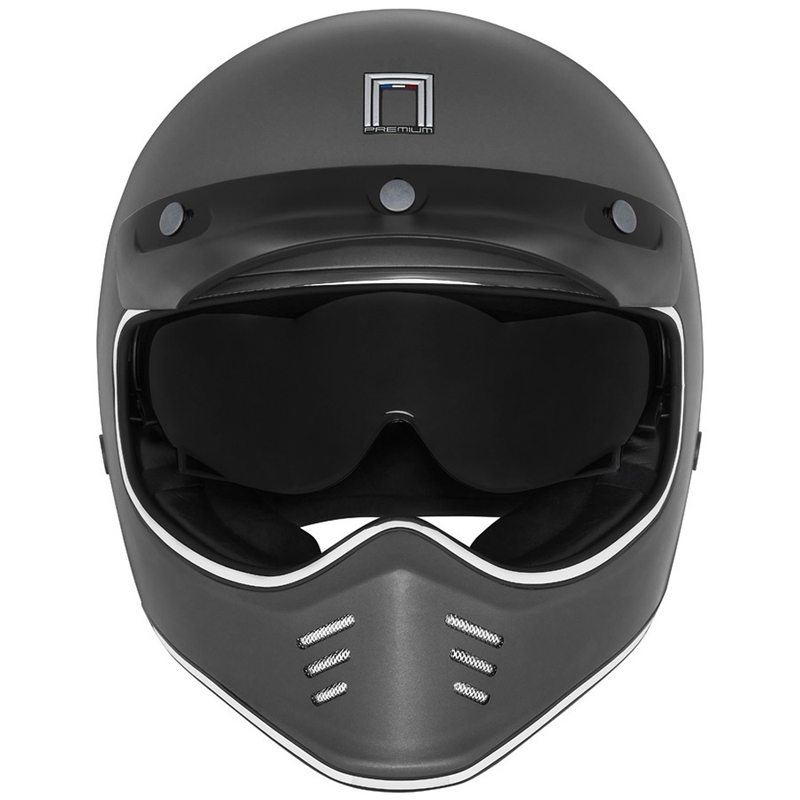 NOX PREMIUM SEVENTY II motociklistička kaciga koja pokriva cijelo lice, titan