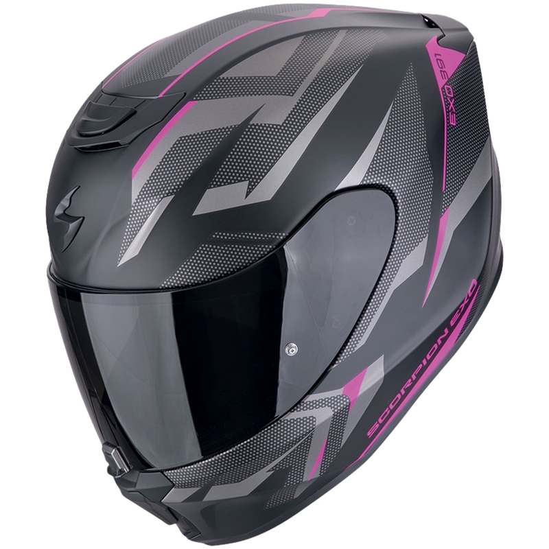 Scorpion EXO-391 AAXO full face motociklistička kaciga mat crno-roza