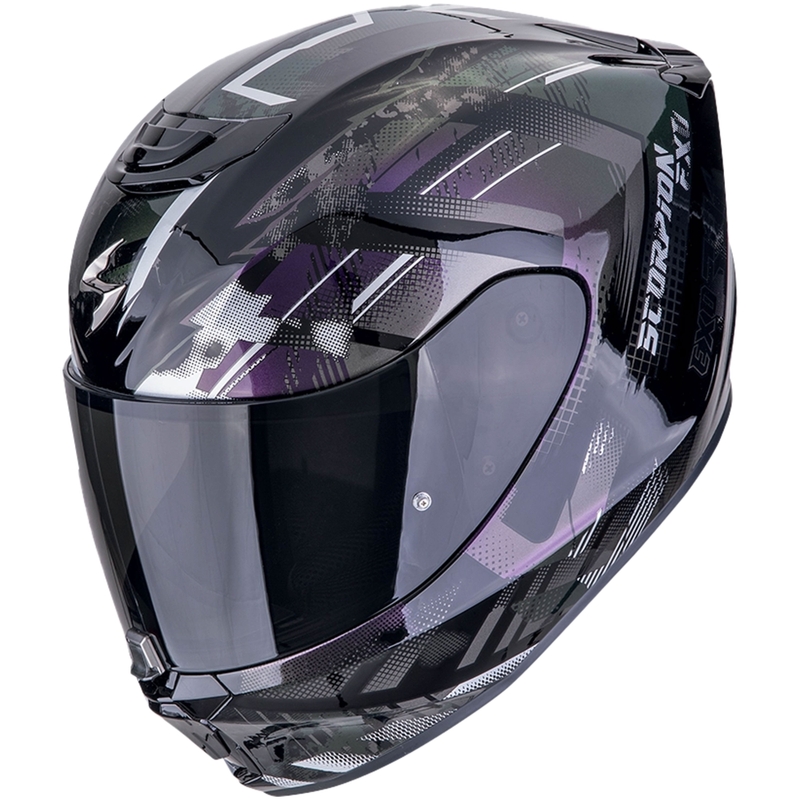 Scorpion EXO-391 CLUTTER kaciga za motocikle s punim licem, crna, kameleon