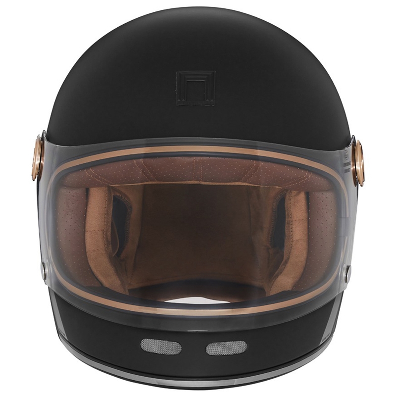 NOX PREMIUM REVENGE motociklistička kaciga za cijelo lice mat crno-zlatna