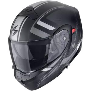 Modularna motociklistička kaciga Scorpion EXO-930 EVO ARDENS mat crno-srebrna