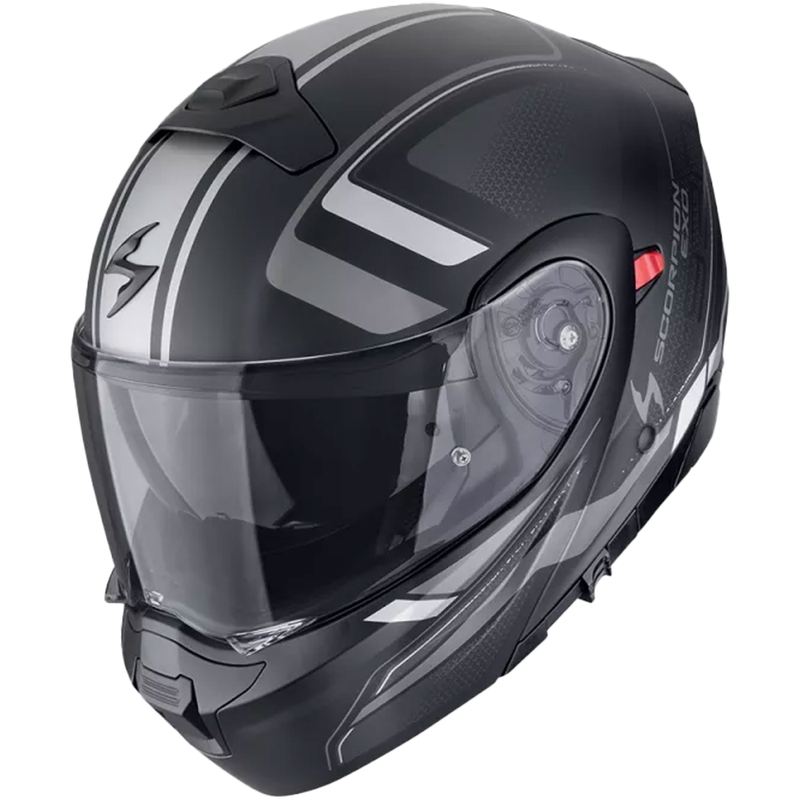 Modularna motociklistička kaciga Scorpion EXO-930 EVO ARDENS mat crno-srebrna