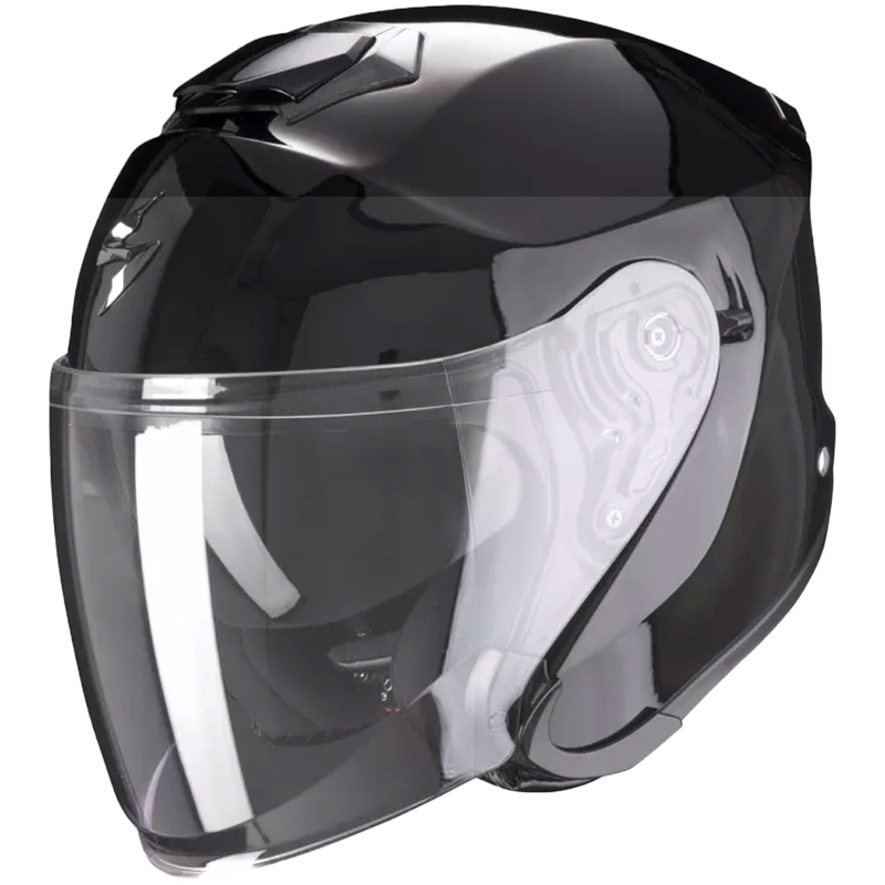 Otvorena kaciga Scorpion EXO-S1 Jednobojna crna sjajna
