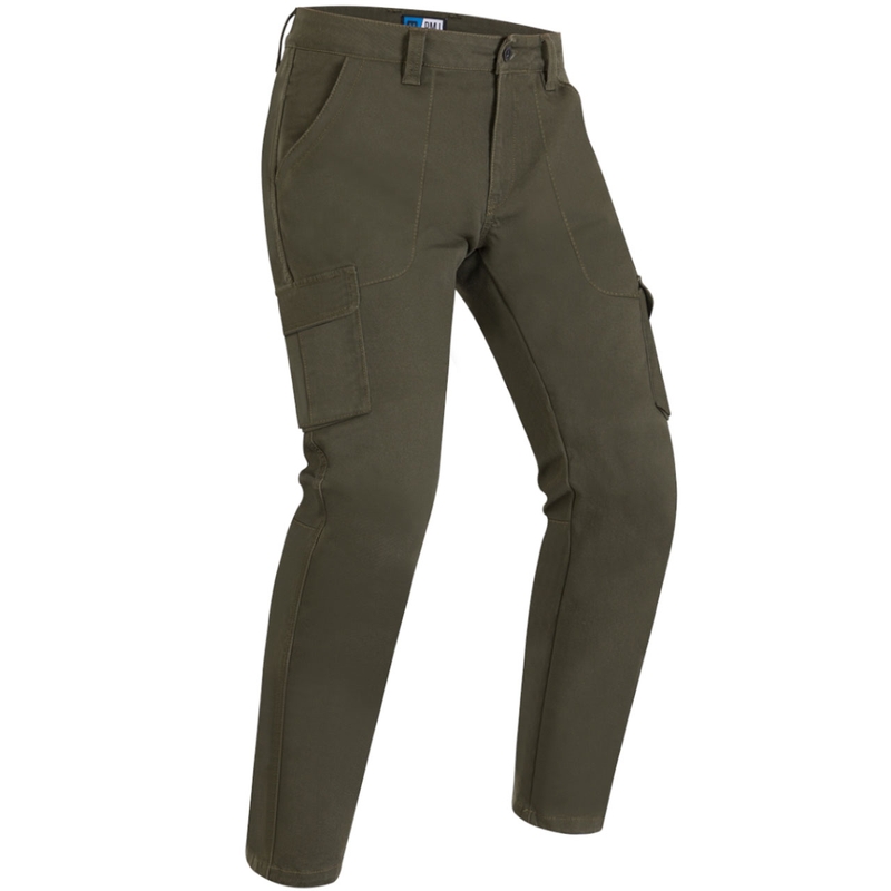 PMJ Aviator Cargo motociklističke traperice kaki boje