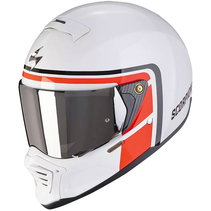 Motociklistička kaciga Scorpion EXO-HX1 NOSTALGIA bijelo-crveno-crna