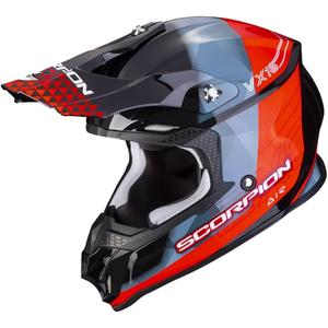 Scorpion VX-16 EVO AIR GEM kaciga za motocross crna-plava-crvena