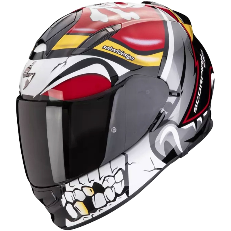 Scorpion EXO-491 PIRATE full face motoristička kaciga crvena