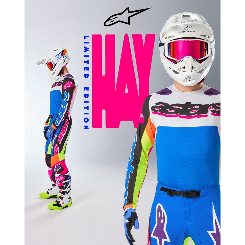Alpinestars SUPERTECH motocross hlače ograničeno izdanje HAY multicolor