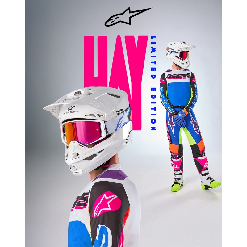 Alpinestars SUPERTECH motocross hlače ograničeno izdanje HAY multicolor