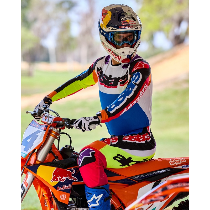 Alpinestars SUPERTECH motocross hlače ograničeno izdanje HAY multicolor