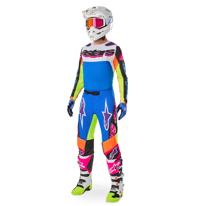 Alpinestars SUPERTECH motocross hlače ograničeno izdanje HAY multicolor