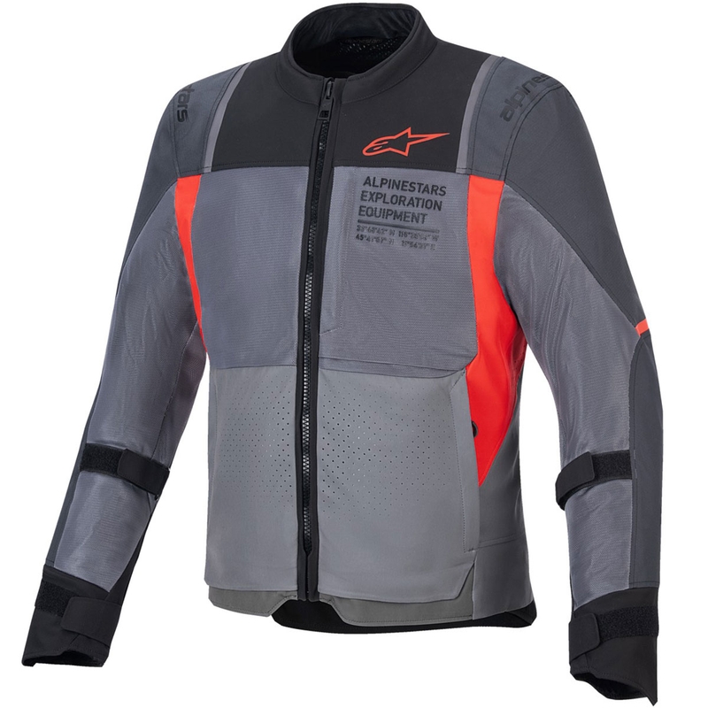 Alpinestars ST-2 Air motociklistička jakna sivo-tamno sivo-crvena