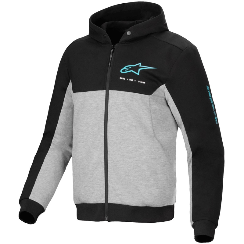 Alpinestars Chrome V2 Sport motociklistička majica sivo-crno-plava