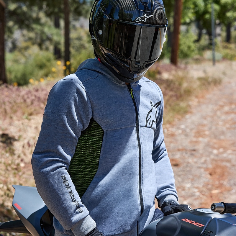 Alpinestars Chrome Air Sport motociklistička majica sivo-crna-tamno kaki