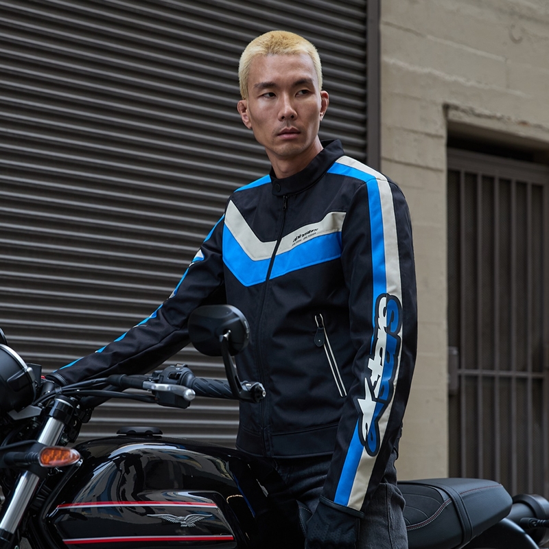 Alpinestars T-Dyno Water Resistant motociklistička jakna crno-plavo-bež