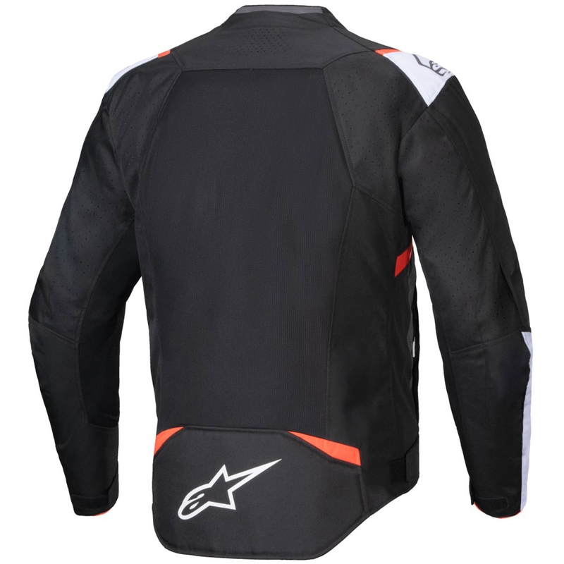 Alpinestars T-SPS Air V2 motociklistička jakna crno-bijela-fluo crvena